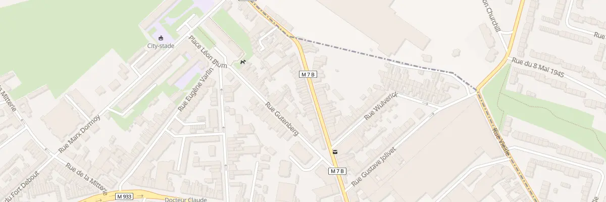 Plan du 29 Rue Eugène Descamps à Lille