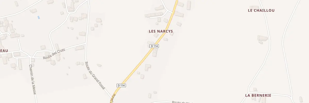 Plan du 29 Rte du Crot Jaune à Saint-Loup-des-Bois
