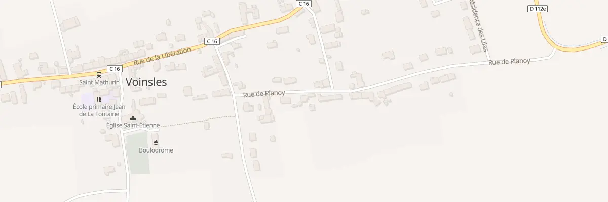 Plan du 5 Rue de Planoy à Voinsles