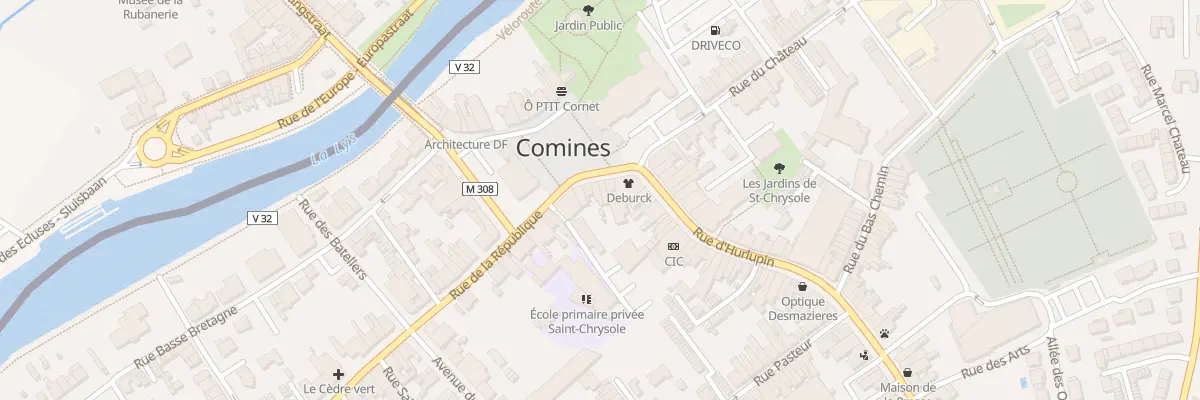 Plan du 6 Gpl Grand Place à Comines