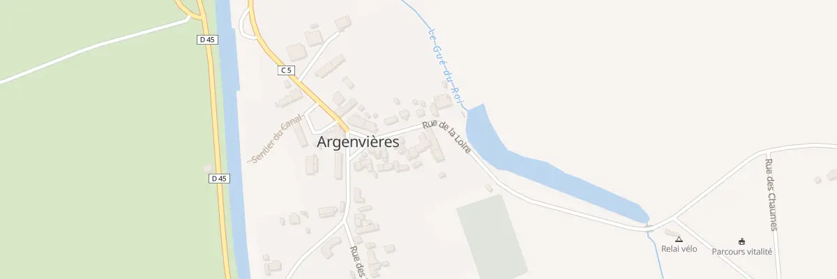 Plan du 14 Rue de la Loire à Argenvières