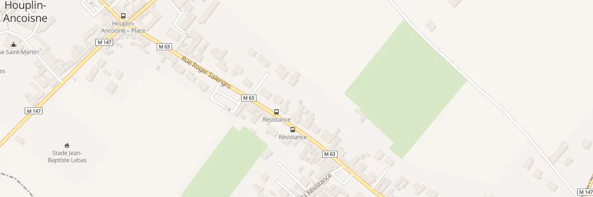 Plan du 230 Rue Roger Salengro à Houplin-Ancoisne