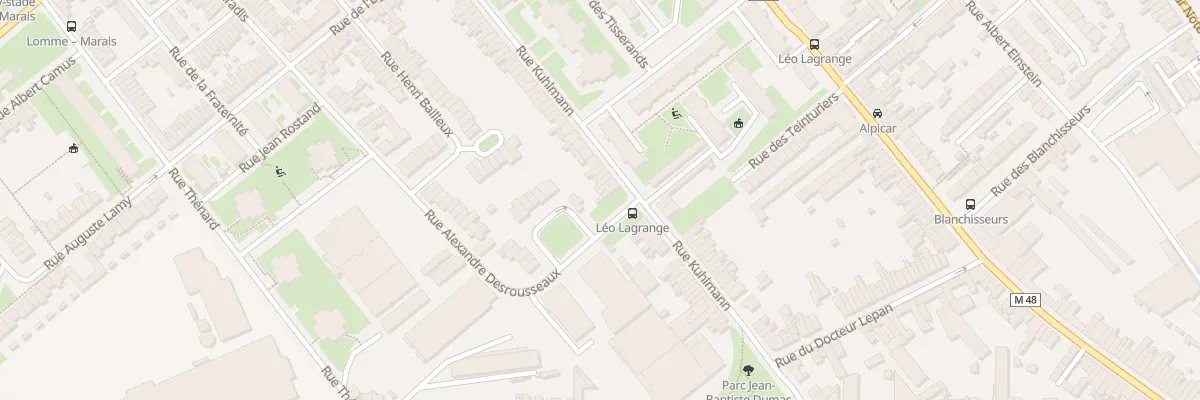 Plan du 126 Rue Kuhlmann Lomme à Lille