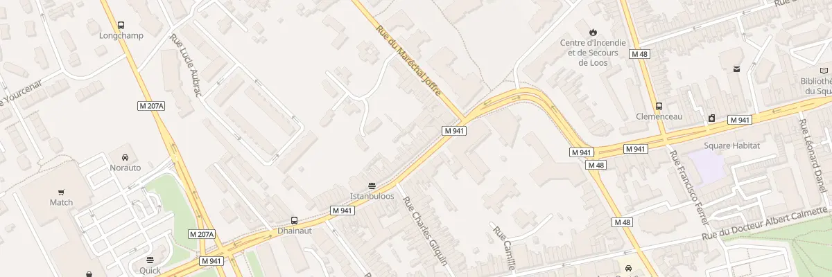 Plan du 16 Rue Georges Potié à Loos