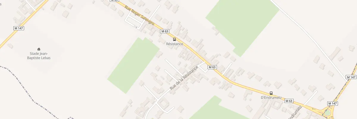Plan du 185 Rue Roger Salengro à Houplin-Ancoisne