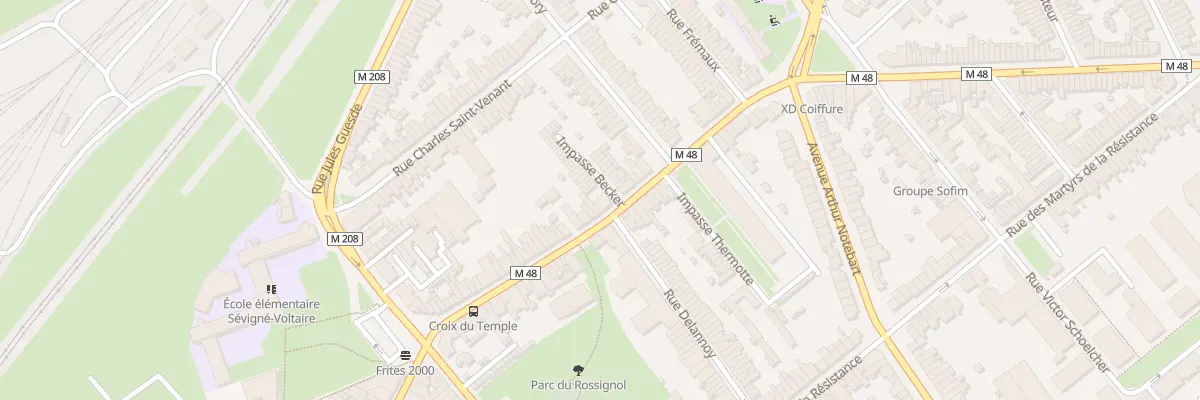 Plan du 55 Rue Anatole France Lomme à Lille
