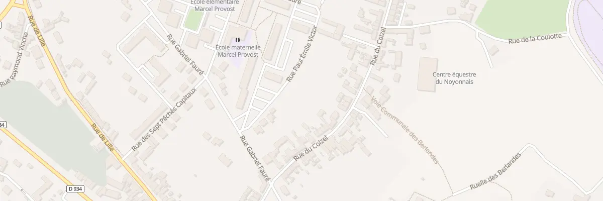 Plan du 237 Rue du Coizel à Noyon