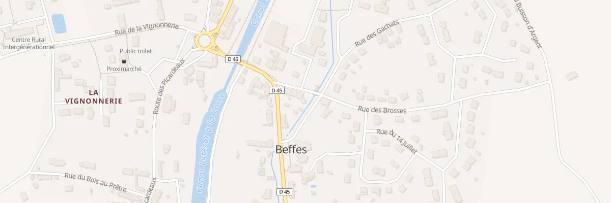 Plan du 4 Pl du Marché à Beffes