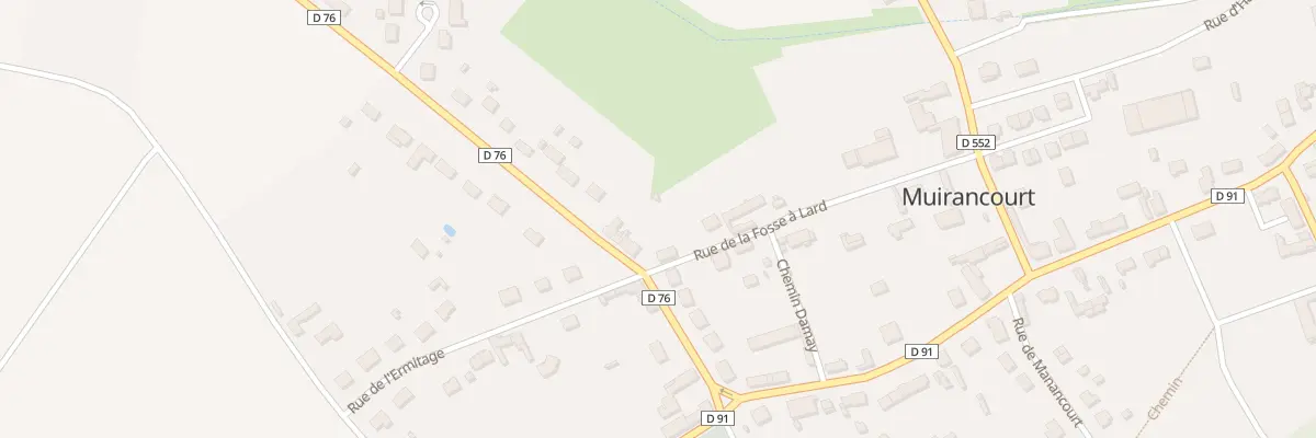 Plan du 230 Rue de la Fosse à Lard à Muirancourt