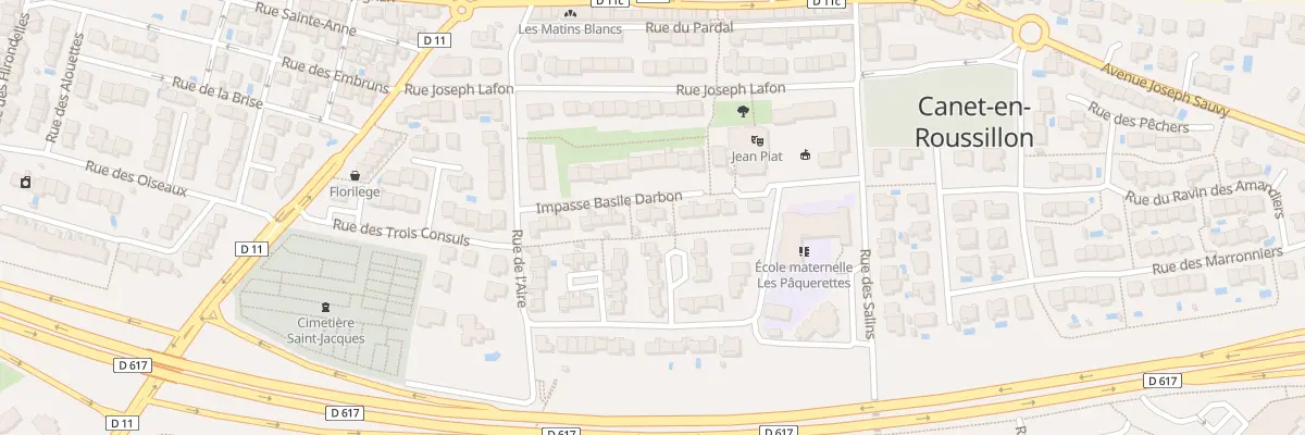Plan du 5 Imp Francois Aliès à Canet-en-Roussillon