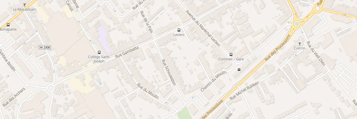 Plan du 17 Rue Schoutteten à Comines