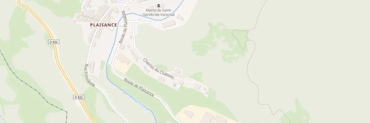 Plan du 5185 Las Pradas à Saint-Geniès-de-Varensal