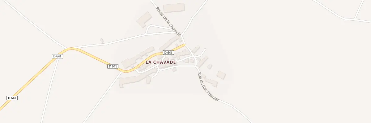 Plan du 5098 La Chavade à Valbeleix