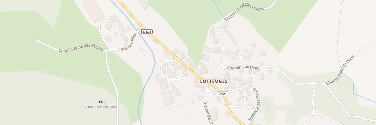 Plan du 5132 Cotteuge à Saint-Diéry