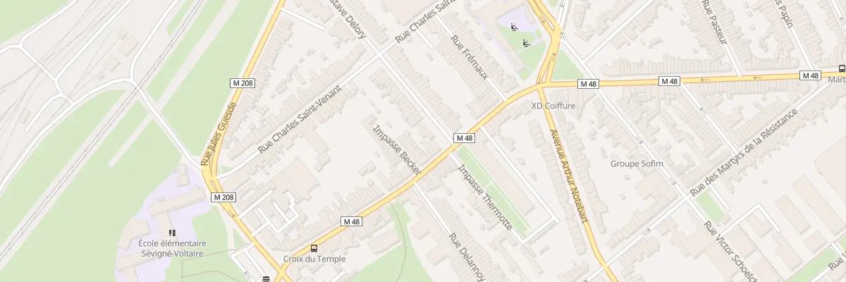 Plan du 63 Rue Anatole France Lomme à Lille