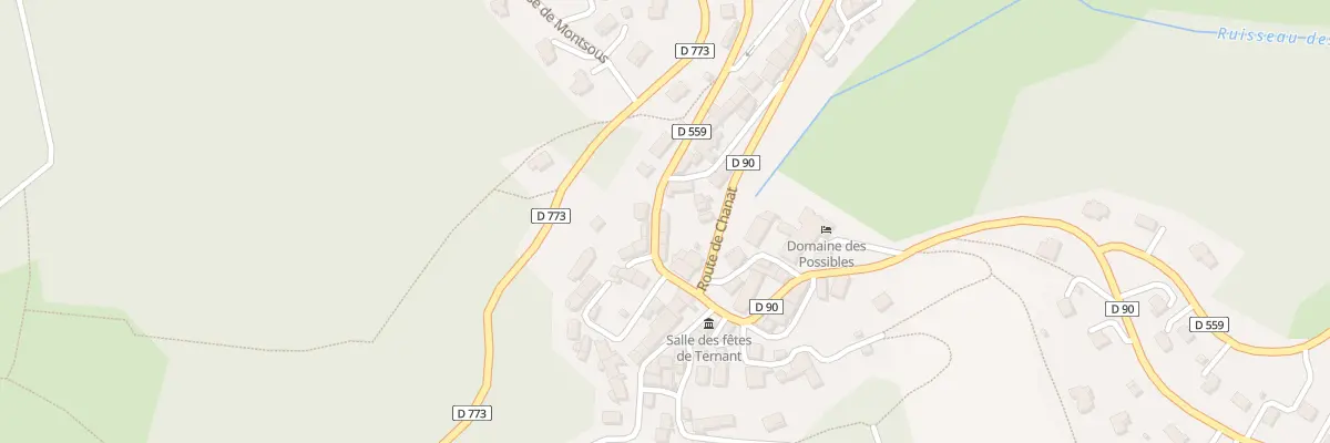 Plan du 6 Rte de Sarcouy - Ternant à Orcines