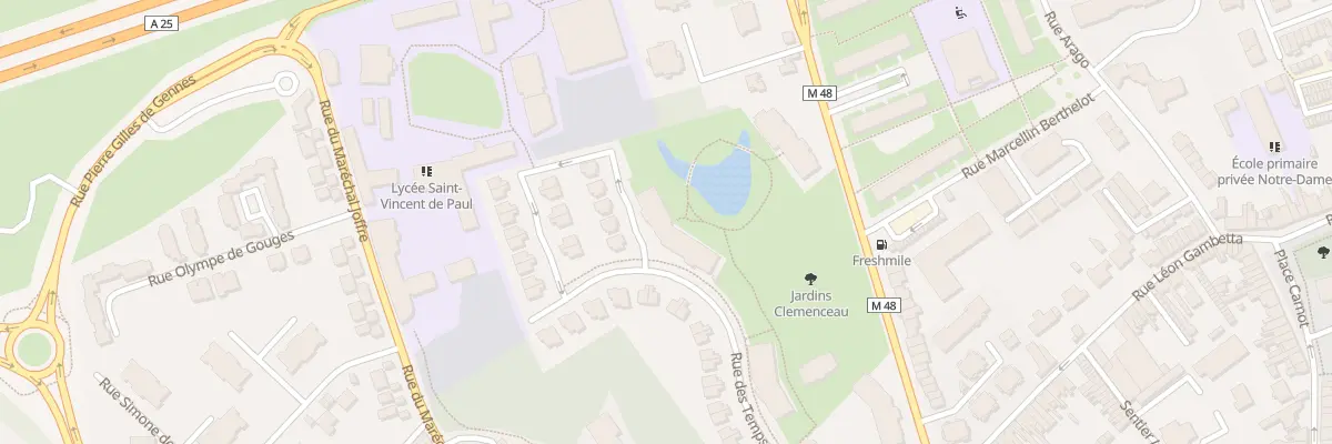 Plan du 6 Rue des Temps Modernes à Loos
