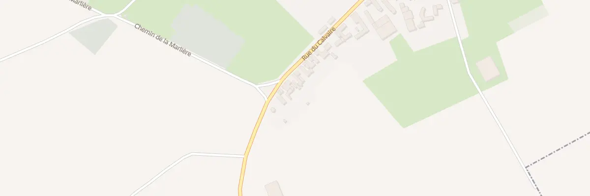Plan du 25 Rue du Calvaire à Dury