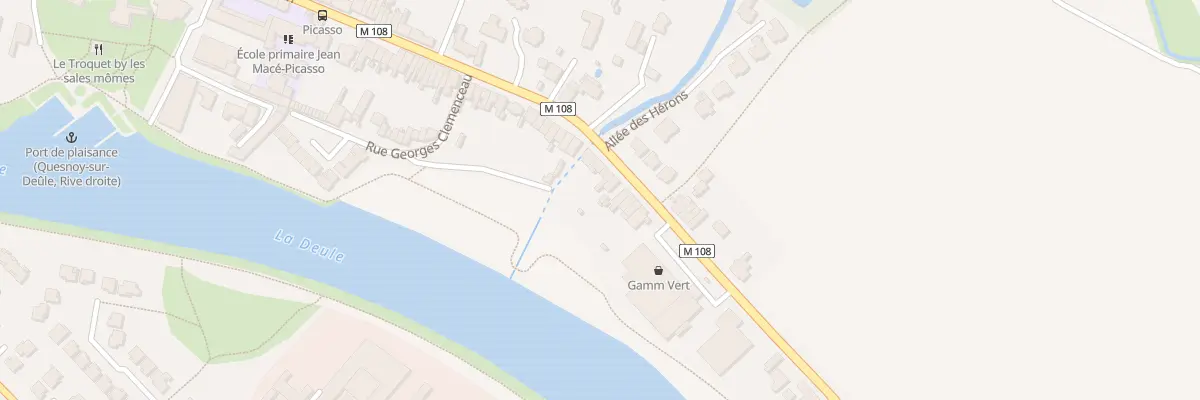 Plan du 110 Rue du Marechal Foch à Quesnoy-sur-Deûle