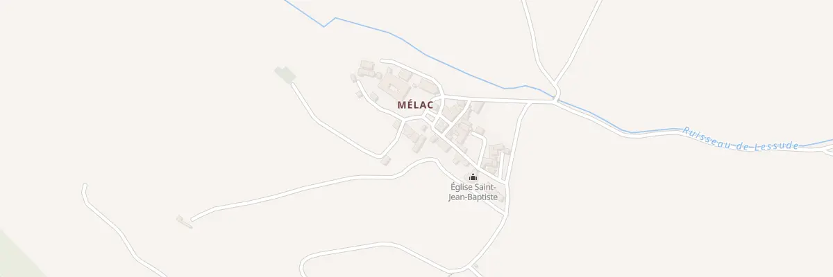 Plan du 5254 Melac à Saint-Rome-de-Cernon