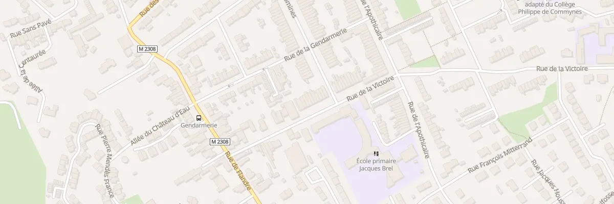 Plan du 15 Rue de la Victoire à Comines