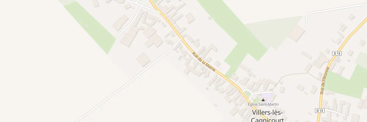 Plan du 37 Rue de la Mairie à Villers-lès-Cagnicourt
