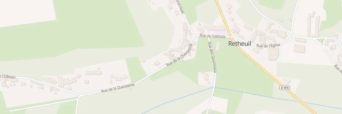 Plan du 10B Rue de la Querpeine à Retheuil