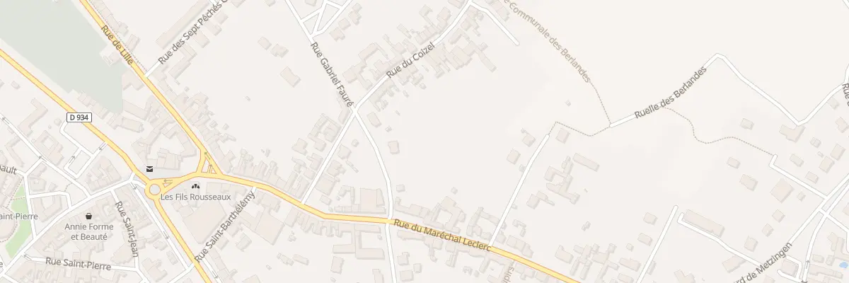 Plan du 154 Rue du Coizel à Noyon
