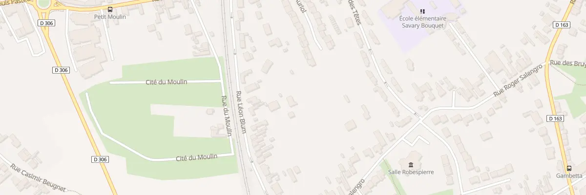 Plan du 25T Rue Léon Blum à Oignies