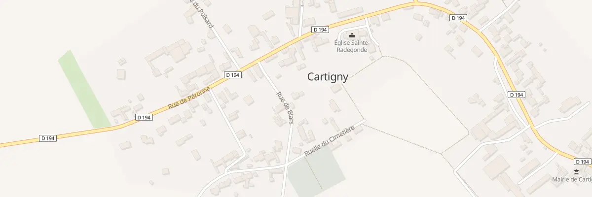 Plan du 3 Rue de Biars à Cartigny