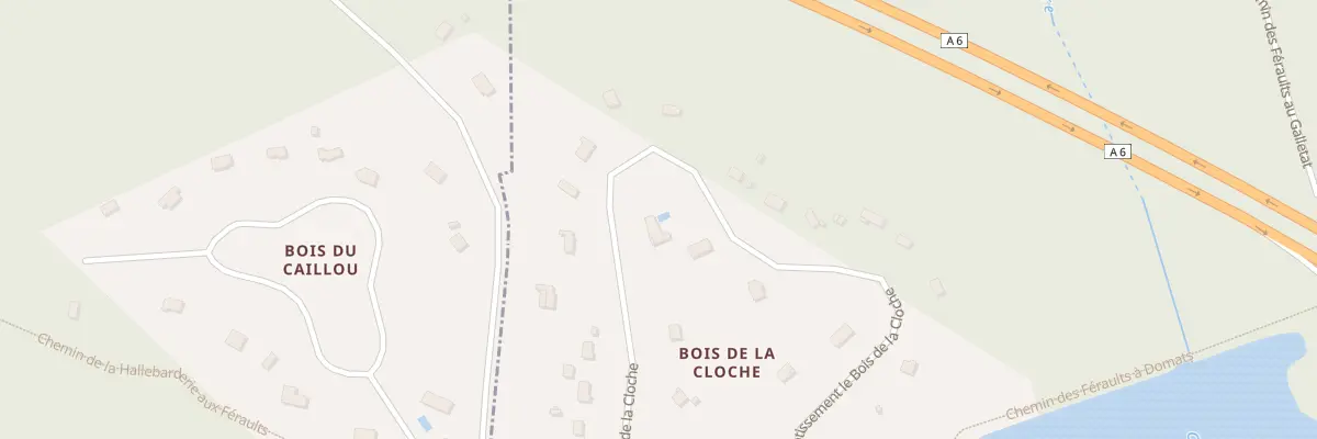 Plan du 5175 Bois de la Cloche à Foucherolles