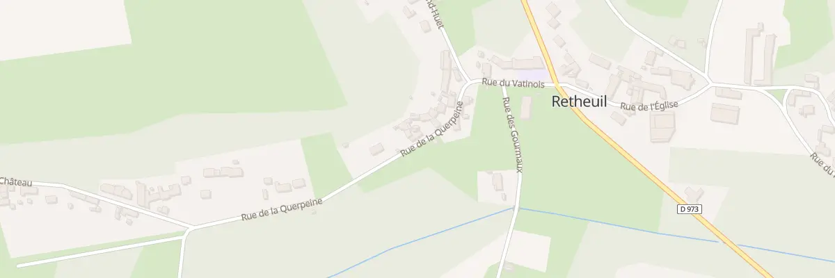 Plan du 14 Rue de la Querpeine à Retheuil
