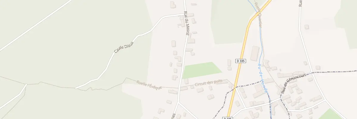 Plan du 5B Rue du Mesnil à Cuise-la-Motte