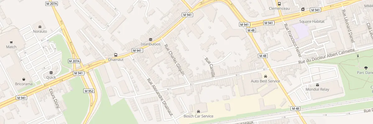 Plan du 17 Rue Charles Gilquin à Loos