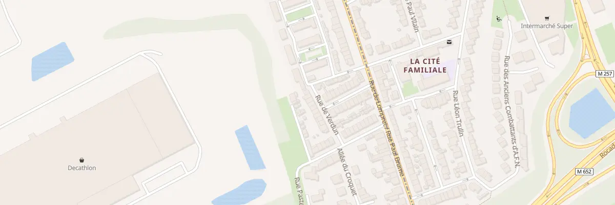 Plan du 15 Rue de Verdun à Lompret