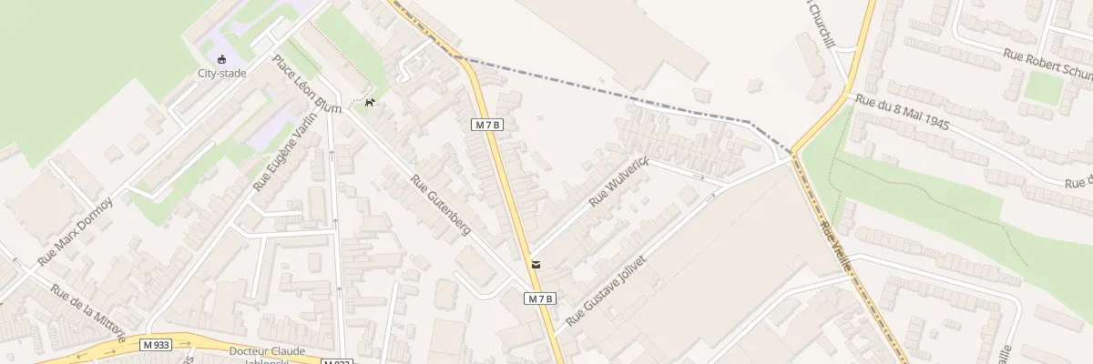Plan du 32 Rue Eugène Descamps à Lille