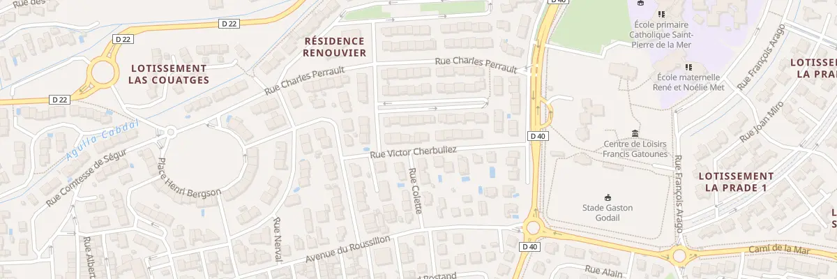 Plan du 7 Rue Victor Cherbuliez à Saint-Cyprien