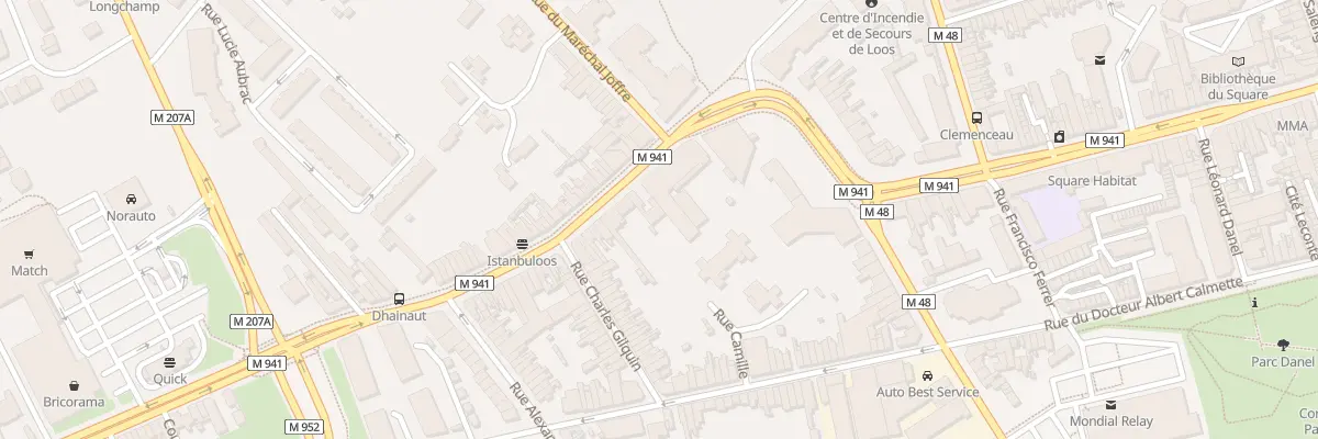 Plan du 3 Rue Georges Potié à Loos