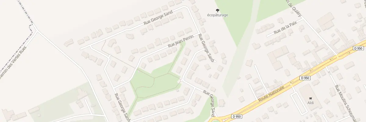 Plan du 4 Rue George Sand à Brebières