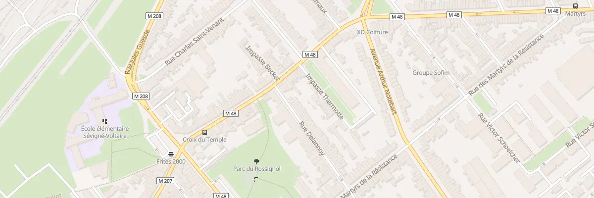 Plan du 1 Rue Delannoy à Lille