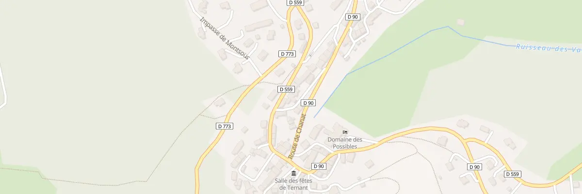 Plan du 12 Rte de Sarcouy - Ternant à Orcines