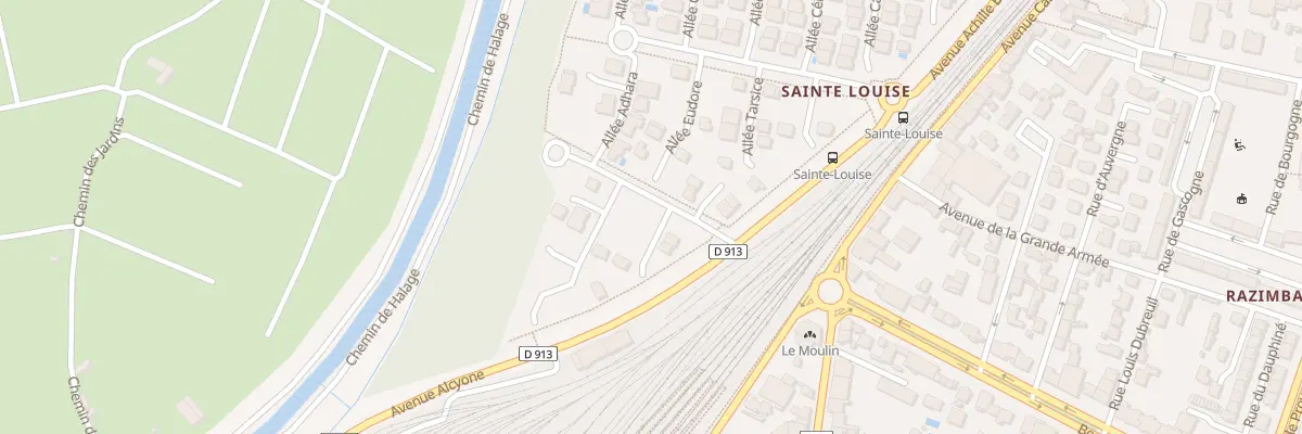 Plan du 2 All Beotie à Narbonne