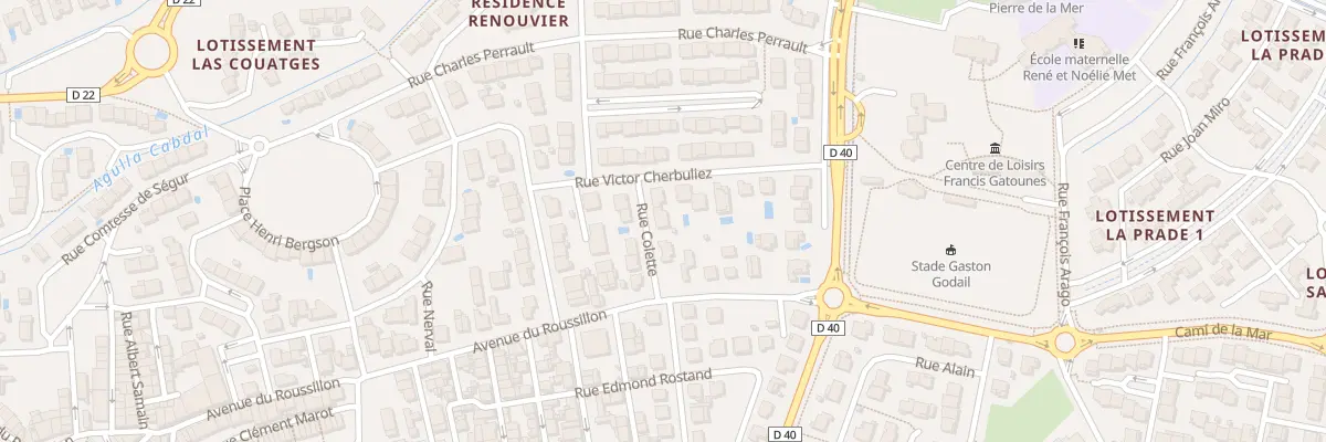 Plan du 6 Rue Colette à Saint-Cyprien
