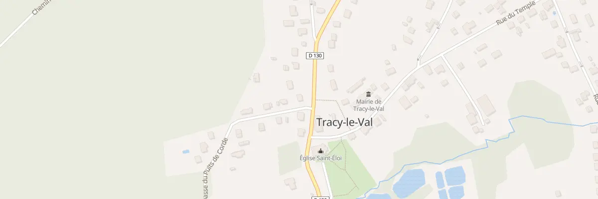 Plan du 2 Imp du Puits de Corde à Tracy-le-Val
