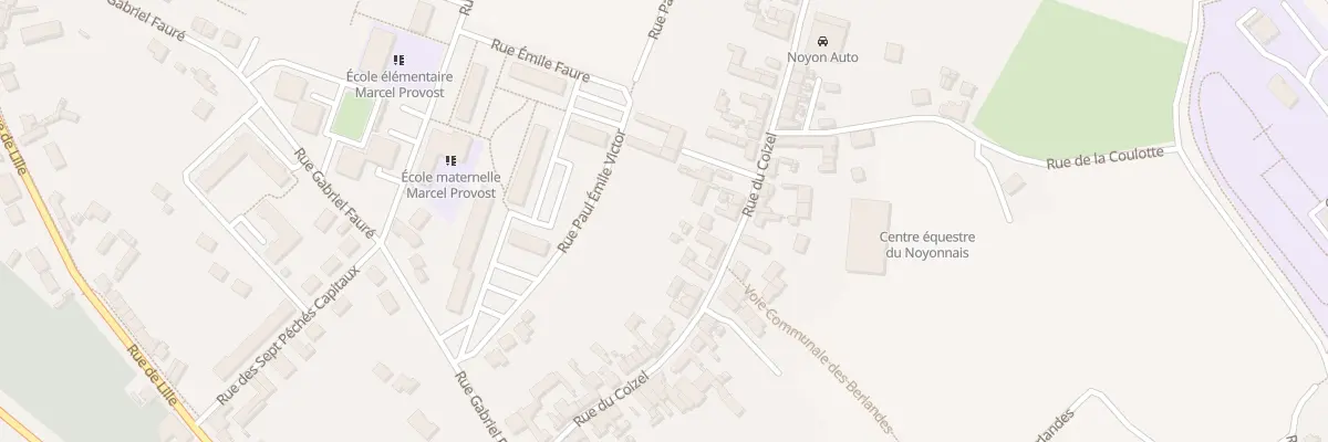 Plan du 335 Rue du Coizel à Noyon