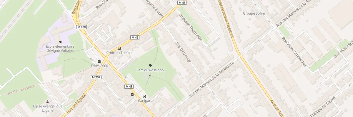 Plan du 12 Rue Delannoy à Lille