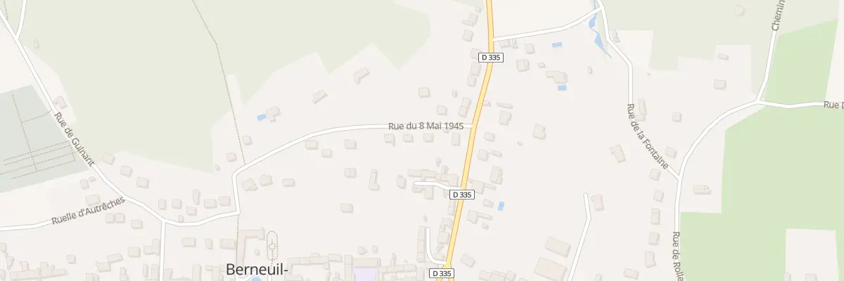 Plan du 1 Rue du 8 Mai 1945 à Berneuil-sur-Aisne