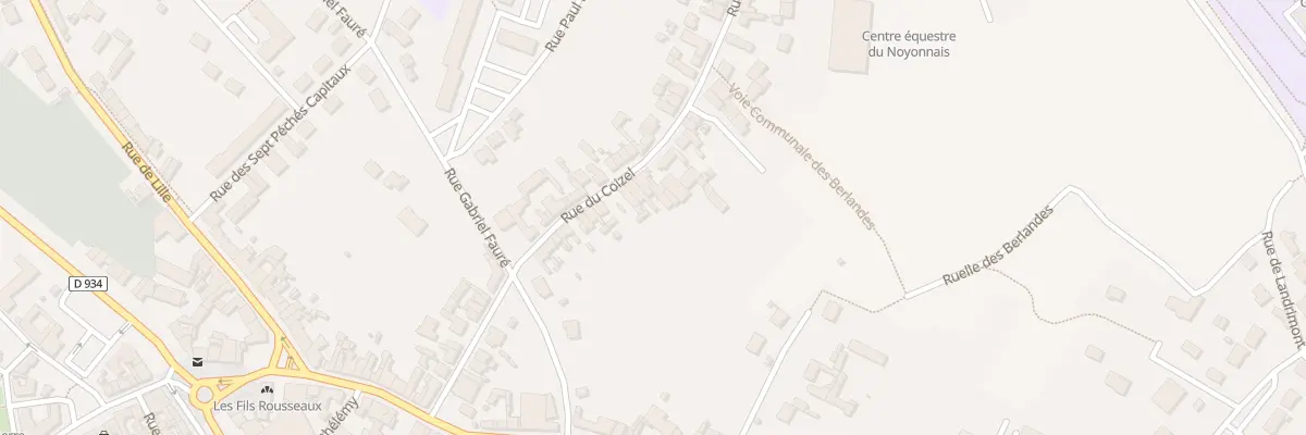 Plan du 224 Rue du Coizel à Noyon
