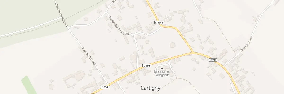 Plan du 2 Rue des Galopins à Cartigny