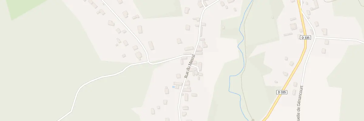 Plan du 13 Rue du Mesnil à Cuise-la-Motte